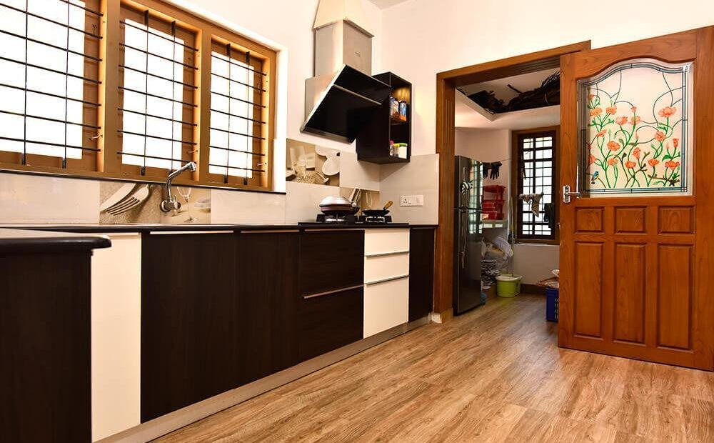 wood-floor-dark-brown-white-kitchen-parkland-thrissur-kerala